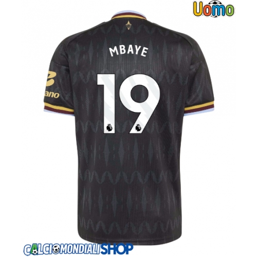 Maglie da calcio Aston Villa Ibrahim Mbaye #19 Seconda Maglia 2026-27 Manica Corta